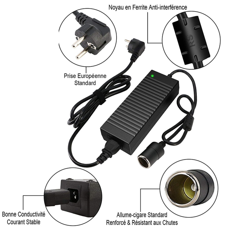 120W 12V 10A ACDC Power Adapter Transformator 100... Grandado