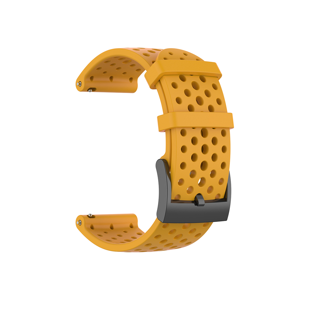 Silicone Watchband Strap for Suunto Spartan Sport/Sport wrist hr for Suunto 9 baro/ D5 Watch Replacement Sport Bracelet: Orange / L