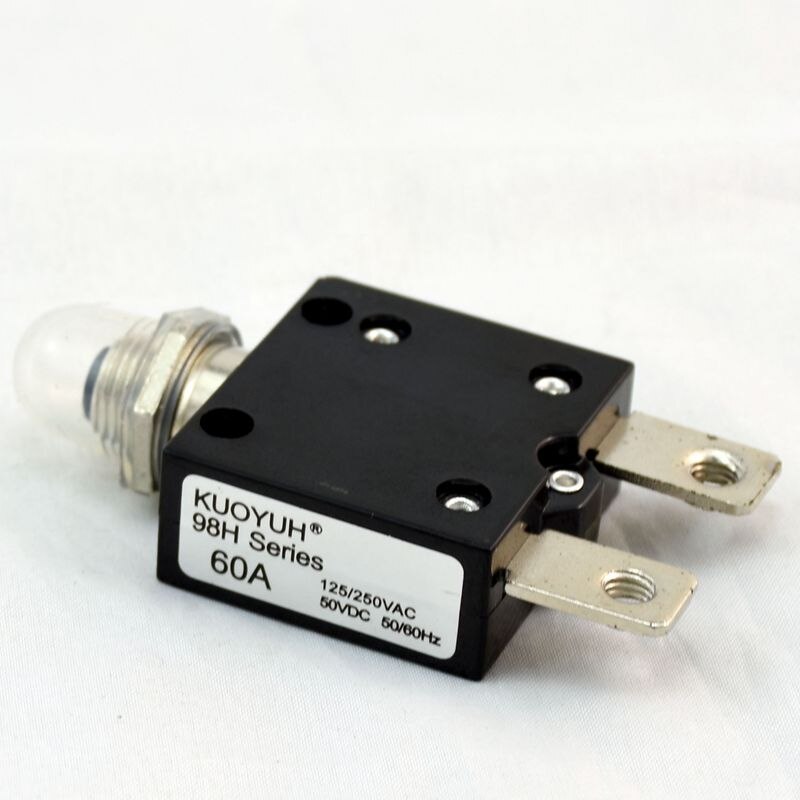 24V 60A KUOYUH circuit breaker power wheelchair mobility scooter circuit breaker reset switch