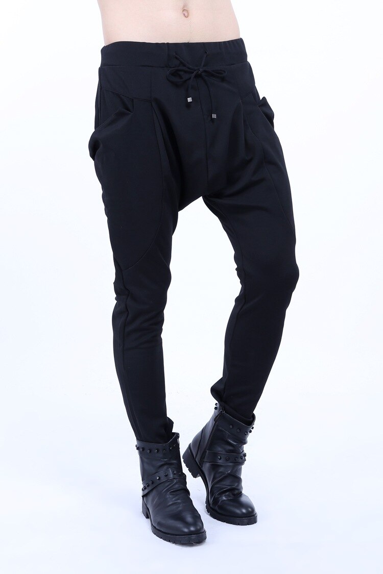 Pantalon de danse style Hip hop pour homme, sarouel, baggy, bas à entrejambe bas, pantalon de survêtement, calca