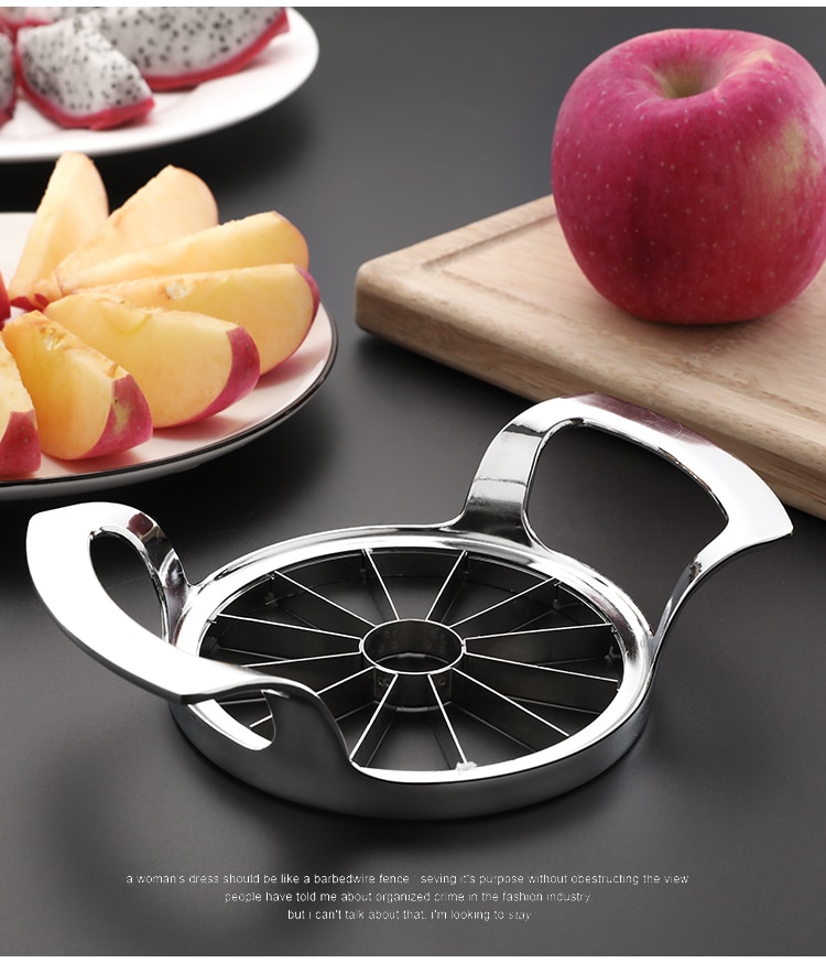 Abay Keuken Gadgets Keuken Accessoires Rvs Apple Cutter Slicer Groente Fruit Gereedschap Apple Easy Cut Slicer Cutter