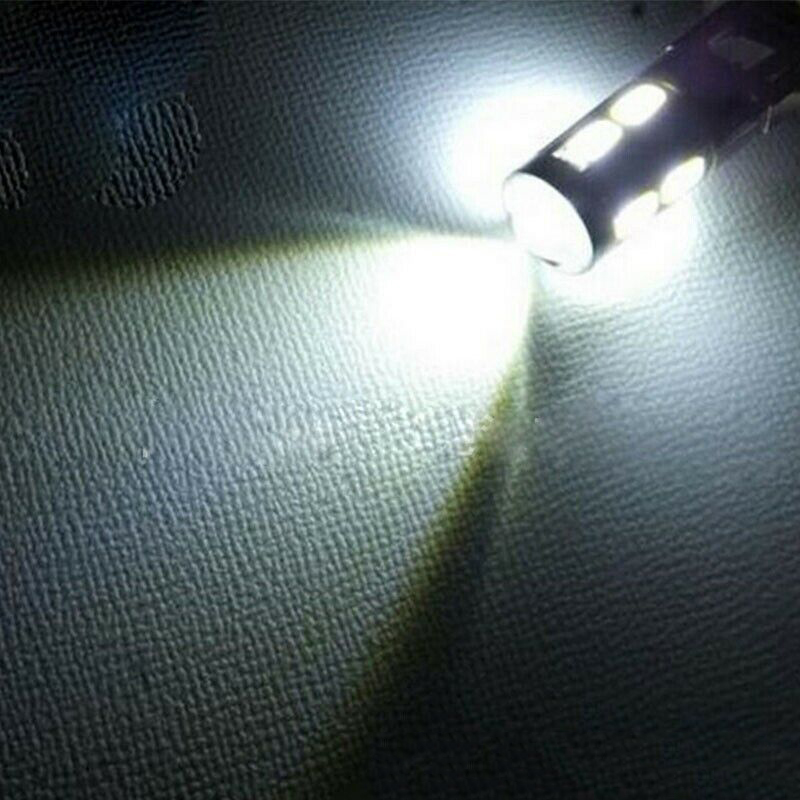 2 stk  h3 h1 led pære for tåkelys 5630 10 smd 12v h3 led autolampe kjørelys