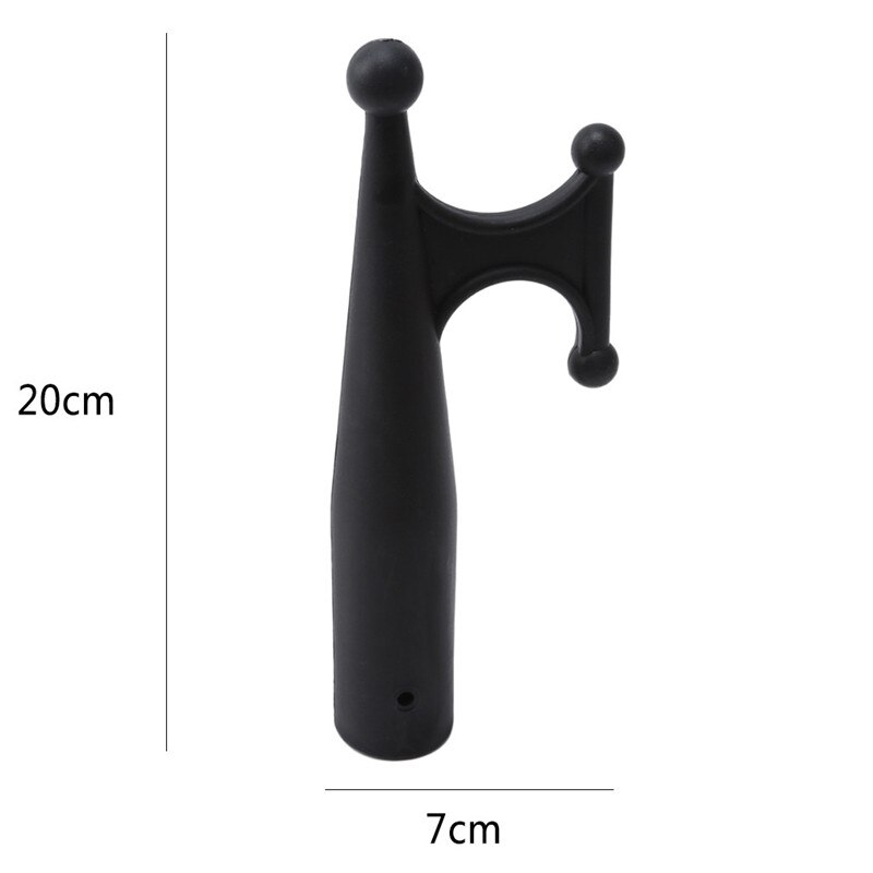 Black Nylon Rowing Boats Kayak Raft Dinghy Hook Head Replacement Top Round Telescopic Pole Pipe Tube Boat Accessories