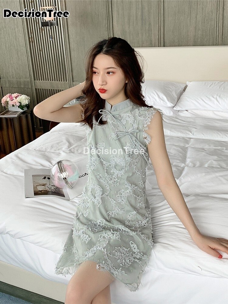 Chinese Dress chinese style bride party dress women lace qipao novelty cheongsam chinese wedding dress oriental dress
