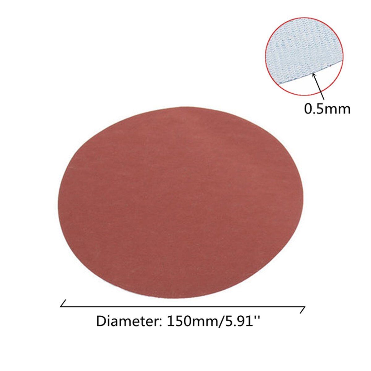 25Pcs/Set 6 Inch 150mm Round Sandpaper Disk Sand Sheets 600-3000 Grit Hook Loop Sanding Disc For Sander Grits Abrasive Tools