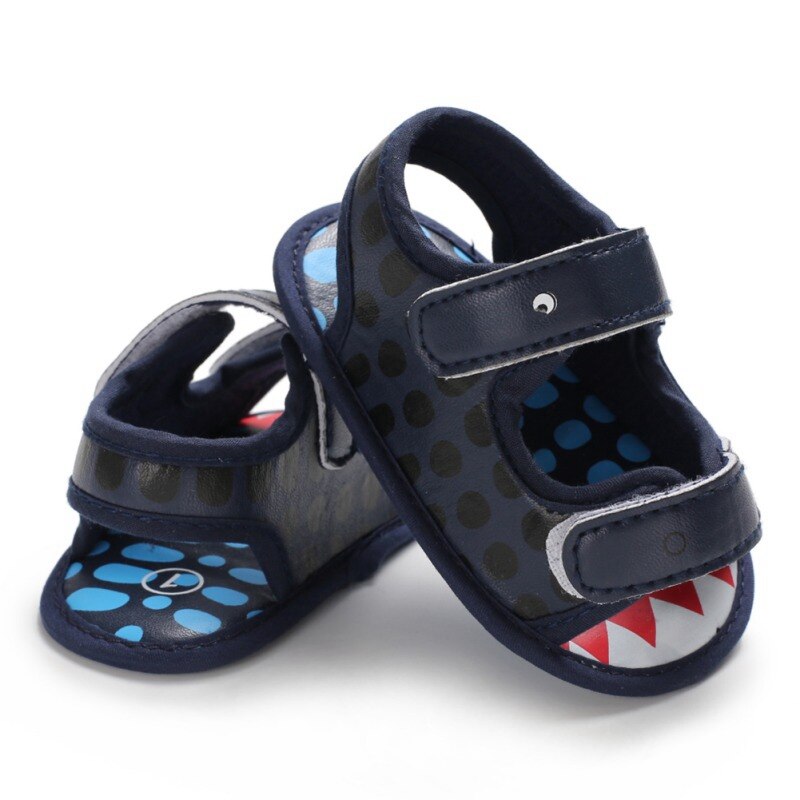 Summer Style Baby Boys Shoes PU Infant Toddler Shoes Soft Sole Outdoor Shoes