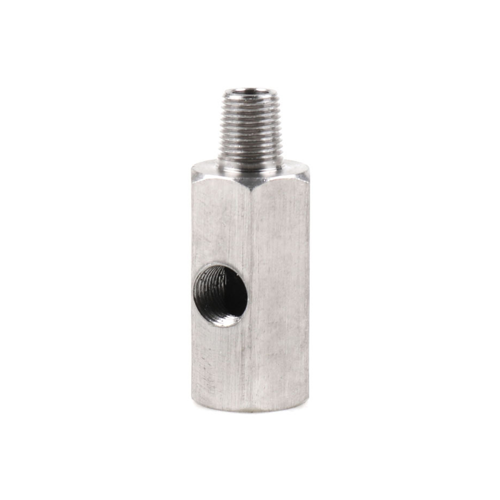 1/8 tommer turbo adapter montering olietryk sensor tee til npt forsyningslinjemålere