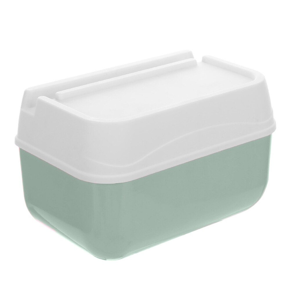 Bathroom Waterproof Tissue Box PP Bath Toilet Paper Holder Wall Mounted Paper Storage Box Double Layer Dispenser