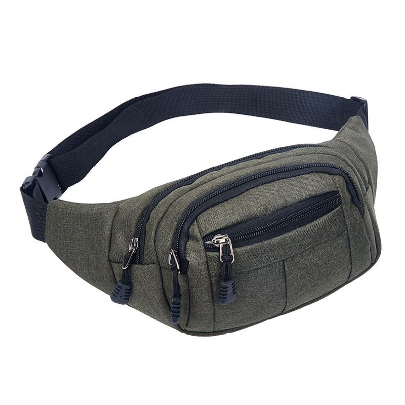 Sportieve Geweven Taille Packs Waterdichte Borst Handpack Drie Laag Rits Dames Taille Tas Grote Capaciteit Buik Tassen