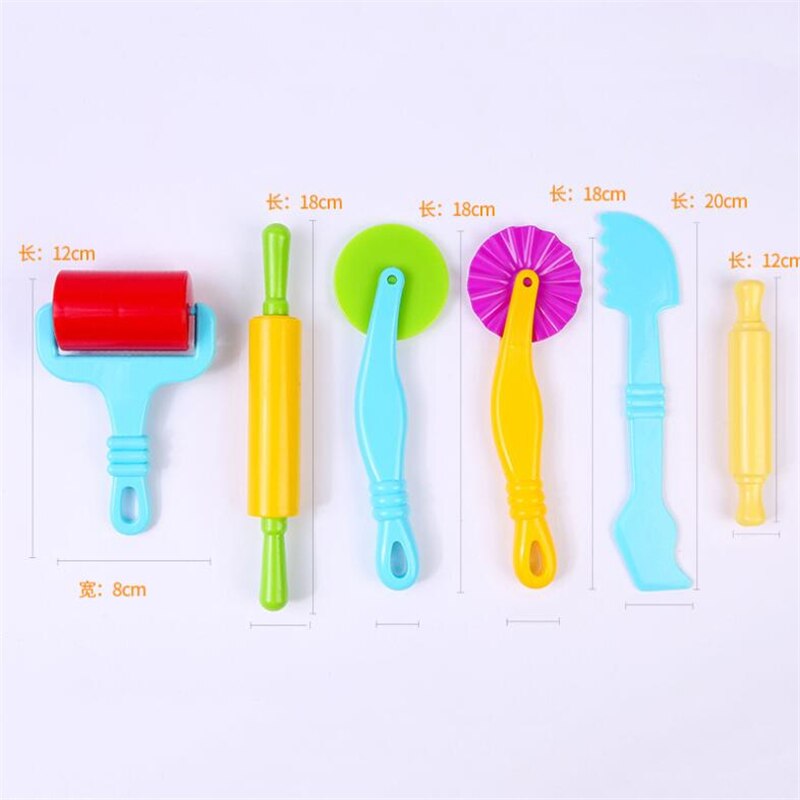 Color Play Dough Model Tool Toys 3D Plasticine Tools Clay Moulds Set Many Style Learning Education Play dough Set Toys