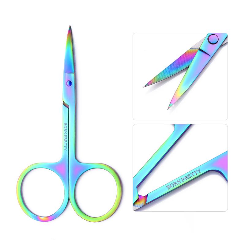 BORN PRETTY Cuticle Nippers Nail Art Scissors Cuticle Clippers Trimmer Dead Skin Remover Stainless Steel Cutters Nails Tool