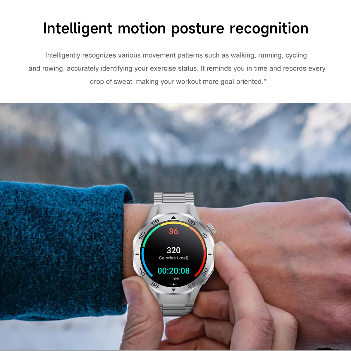 Fanwear Nuovo Orologio GT5 pro Astuto Della Vigilanza Degli Uomini HD AMOLED Schermo Zaffiro GPS inseguitore BT Chiamata saluto Impermeabile Smartwatch Frequenza Cardiaca