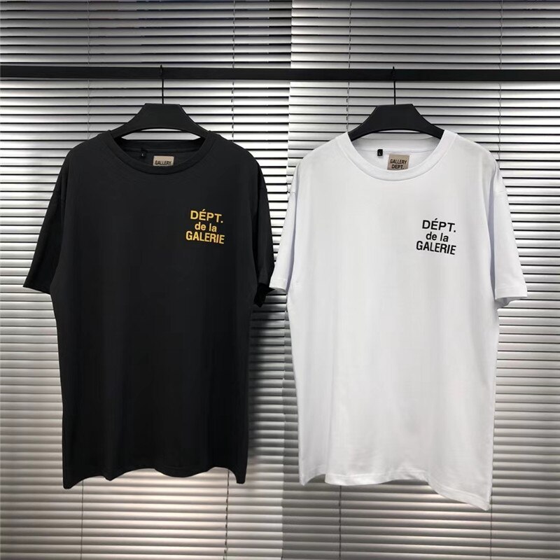 1:1 Hoge Gallery Dept T-shirt Mannen Vrouwen Katoen Zomer Casual Gallery Dept Top Tees T-shirts