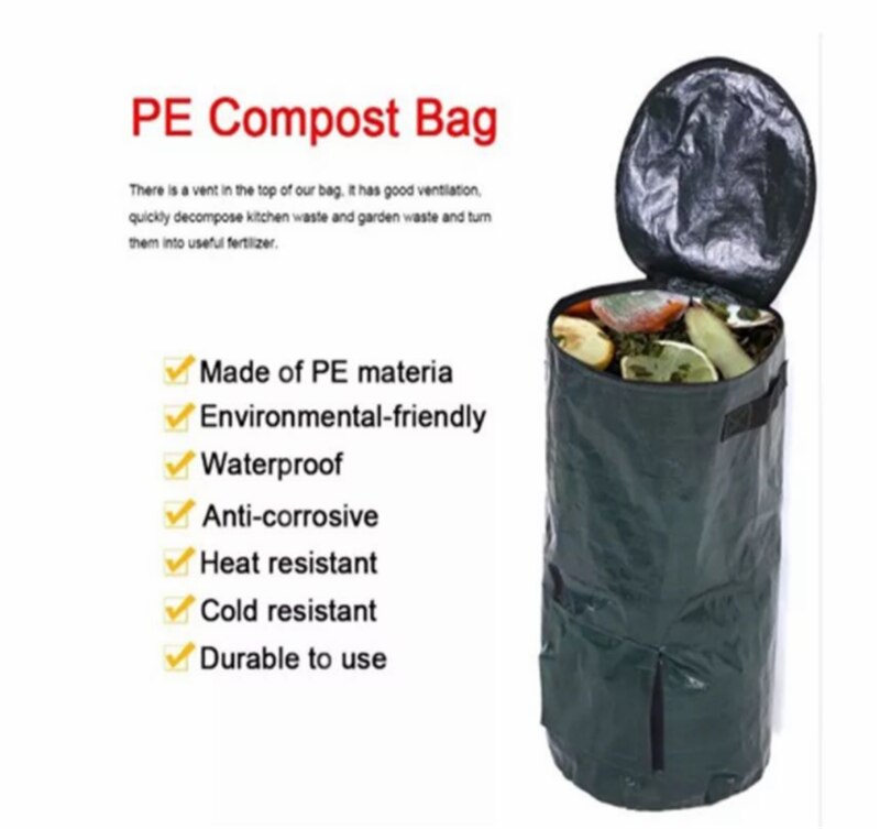 INNOLITES Biologische compostzak, 2 stuks, 15 gallon