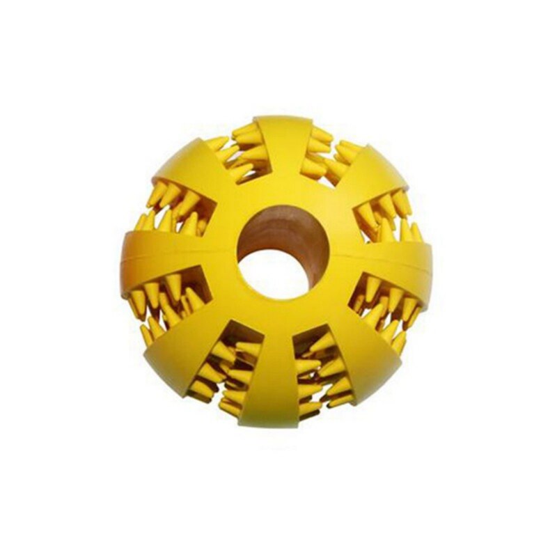 Bola elástica de goma para mascotas, juguete interactivo de limpieza para cachorros, juguetes para morder para perros, accesorios para mascotas, a EE. UU.