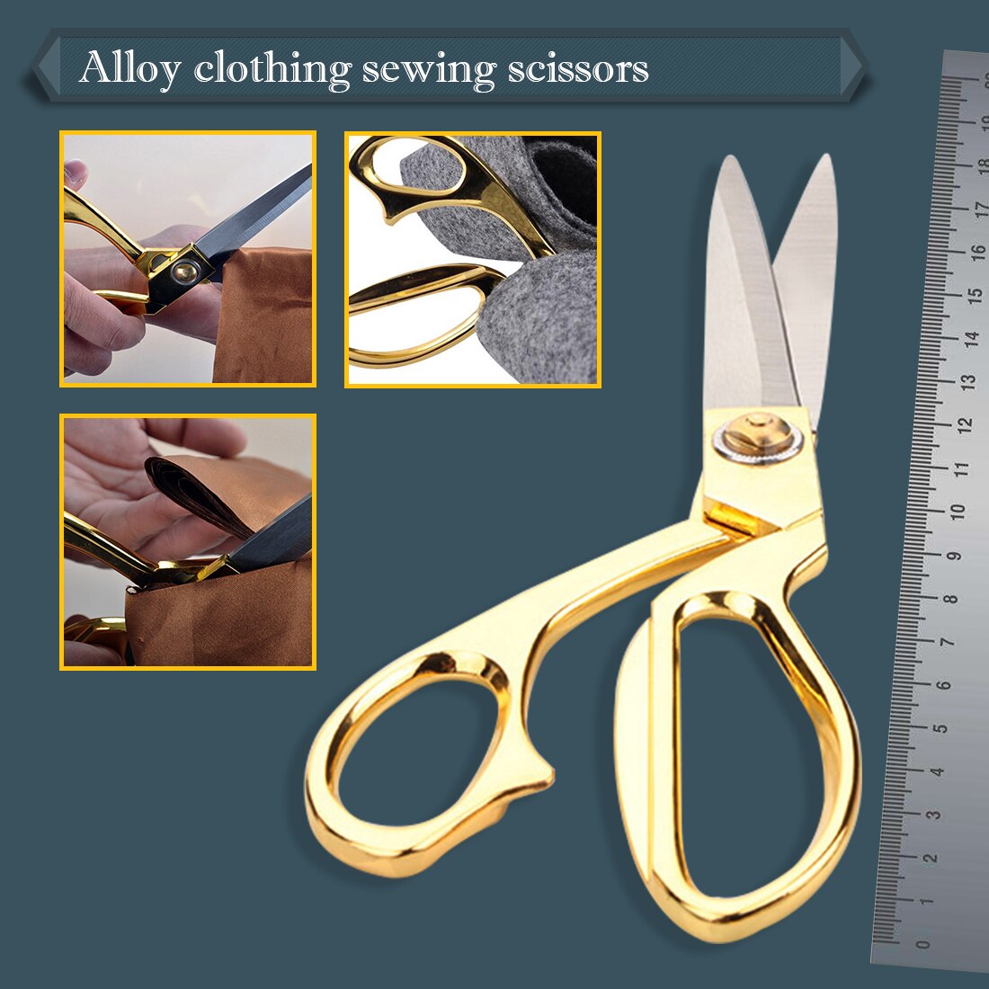 Sewing Scissors Sewing Tailor Scissors Fabric Cutting Exquisite Steel
