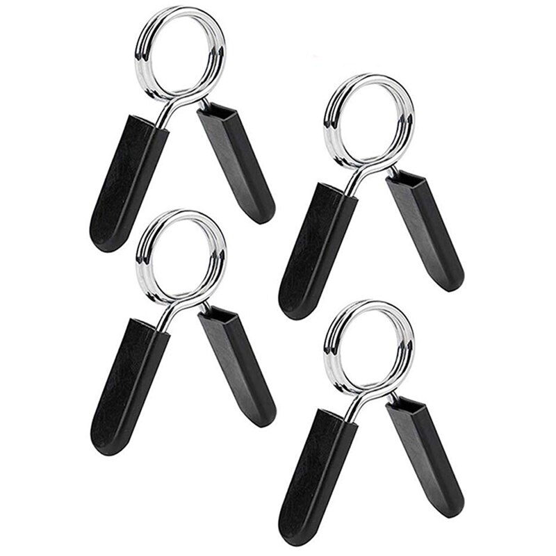 25 mm dumbbell vårkrager treningskrage vektstangklemmer for olympiske vektstenger manualer gym fitness trening vekt-l: Default Title