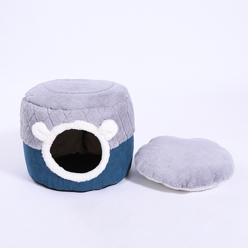 Huisdier Kat Hond Mand Kat Bed Kat Huis Warm Cave Kennel Voor Hond Puppy Thuis Slapen Kennel Teddy Huis Kat bed Lounger Voor Katten