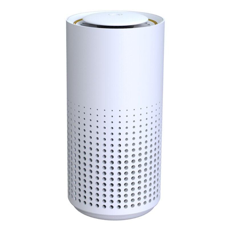 Purificateur d'air ionique négatif, générateur à double usage, élimine le formaldéhyde, la poussière de fumée, déodorant de la maison et de la chambre: WHITE