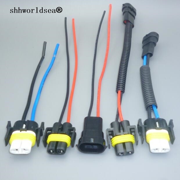 Shhworldsea 1 STKS H8 H9 H11 Kabelboom Socket Auto Draad Connector Kabel Plug Adapter voor HID LED Foglight Head Licht Lamp