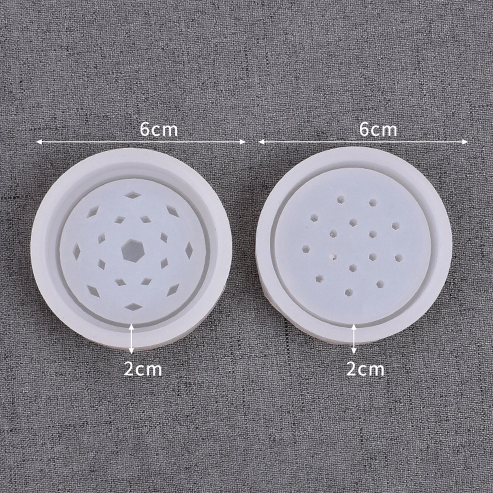 Dustproof Grinding Machine Mold 2.36" X0.7" /3.54" X0.7" Manual Multi-purpose Silicone Grinding Mold Non-stick