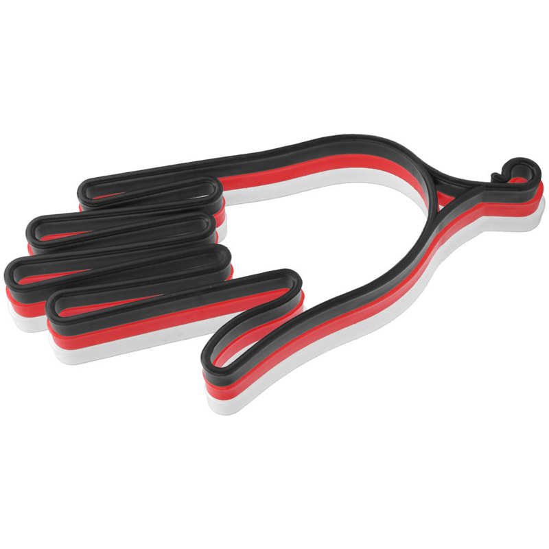 vcsjw 6 stuks handschoenen houder, werkhandschoen grabber clip, veiligheidswerkclips, handschoen houder riem, multifunctionele draagbare handschoen clips, voor helmen, zwart, 95 x 22 mm