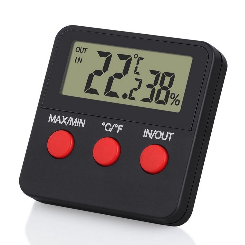 Mini LCD Display Multi-function Home Digital Egg Temperature Humidity Sensor Probe Digital Egg Hygrometer Probe Indicator