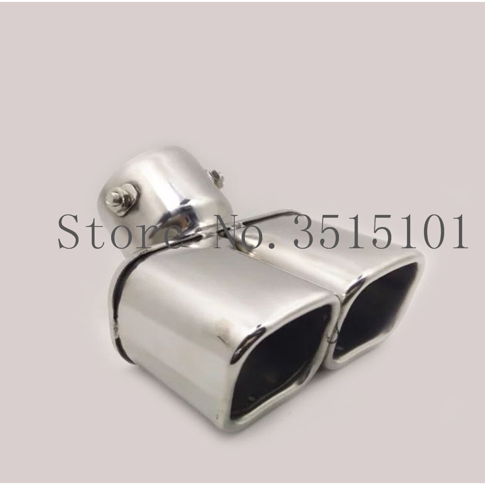 2 Pieces Exhaust Tip Trim Frame Quad Outlet Replacement for Benz CLA SLK R172 SL R231 Tail Throat Decor Car Exterior Styling for Car