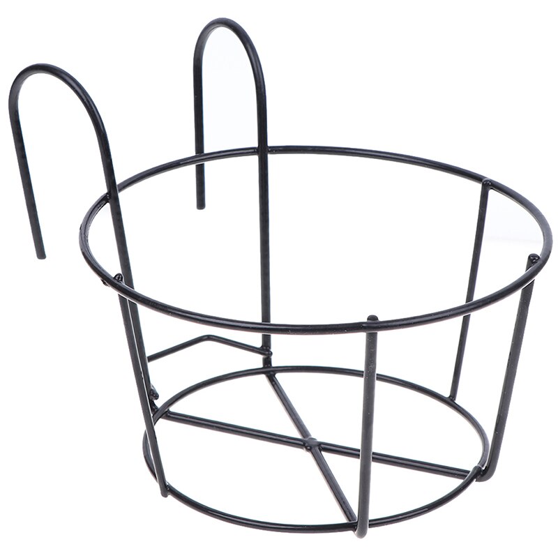Hanging Plant Iron Racks Balcony Round Flower Pot ... – Grandado