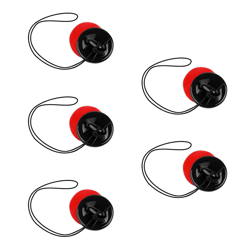 Hebilla anticaída, pegatina de correa de sujeción de seguro de seguridad para Gopro Hero 13, 12, 11, 10, 9, funda DJI, cuerda de cordón para montaje en casco de coche: Color rojo