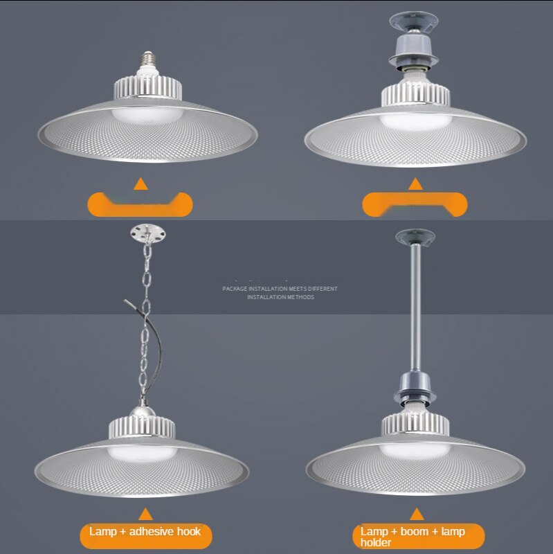 High Bay Opknoping Licht Led Ufo Fabriek Magazijn Lichtpunt Daglicht Industriële Bay Verlichting Voor Magazijn Workshop Lampen