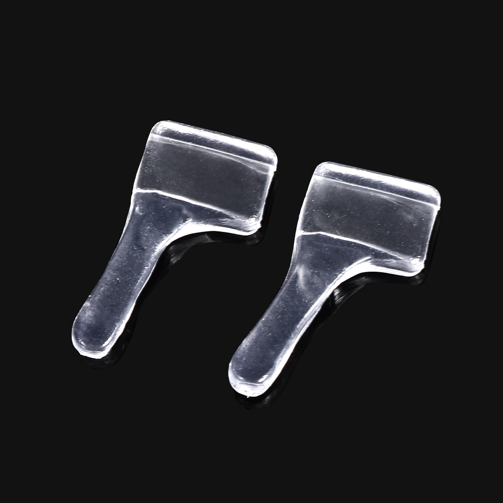 10 Paren/partij Transparant Anti Slip Bril Siliconen Oor Haken Voor Bril Anti Slip Tempel Houder Comfortabele Oor Tip Outdoor