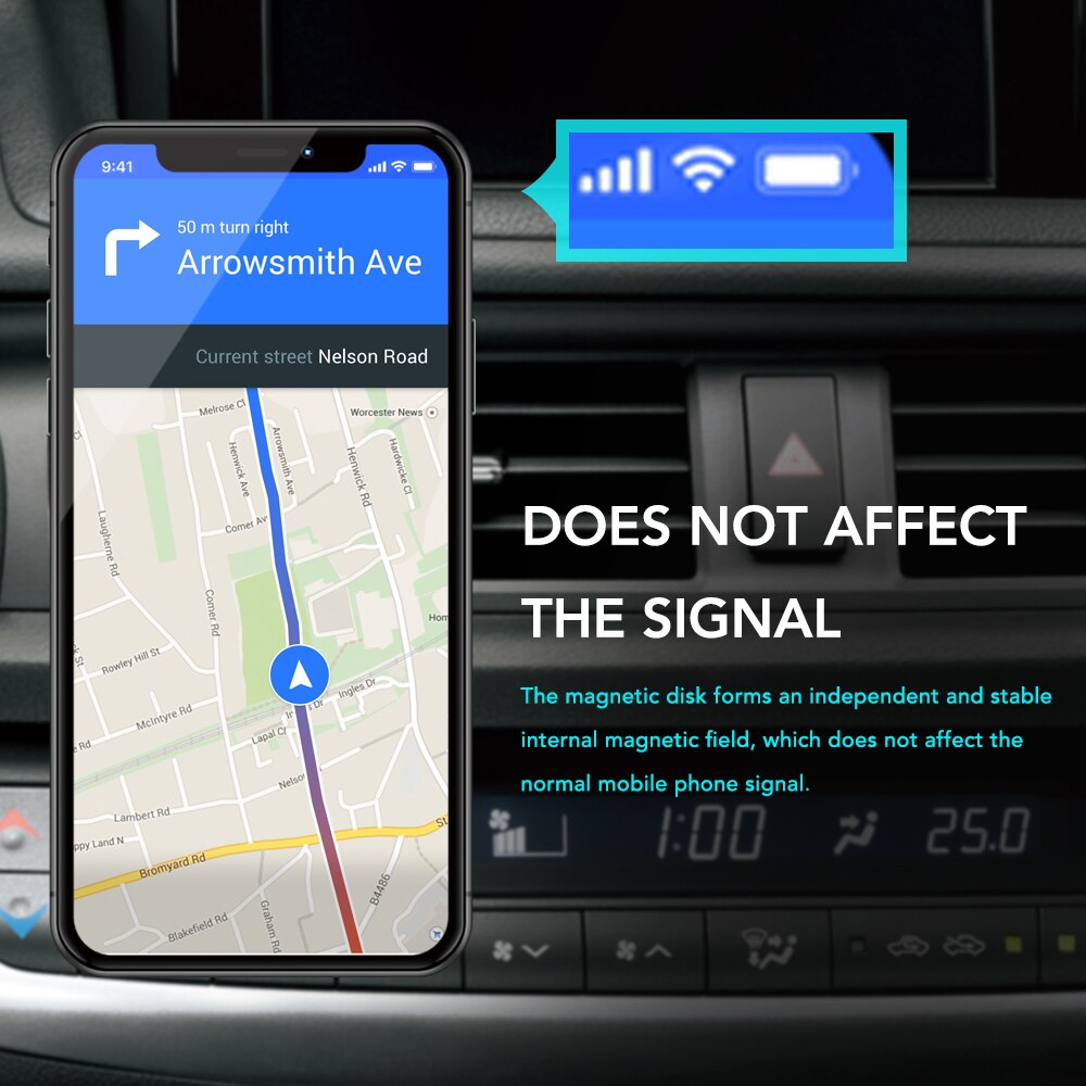 Metalowy samochodowy magnetyczny uchwyt na telefon dla renault prochowiec megane sceniczny logan captur koleos kadjar kangoo Clio