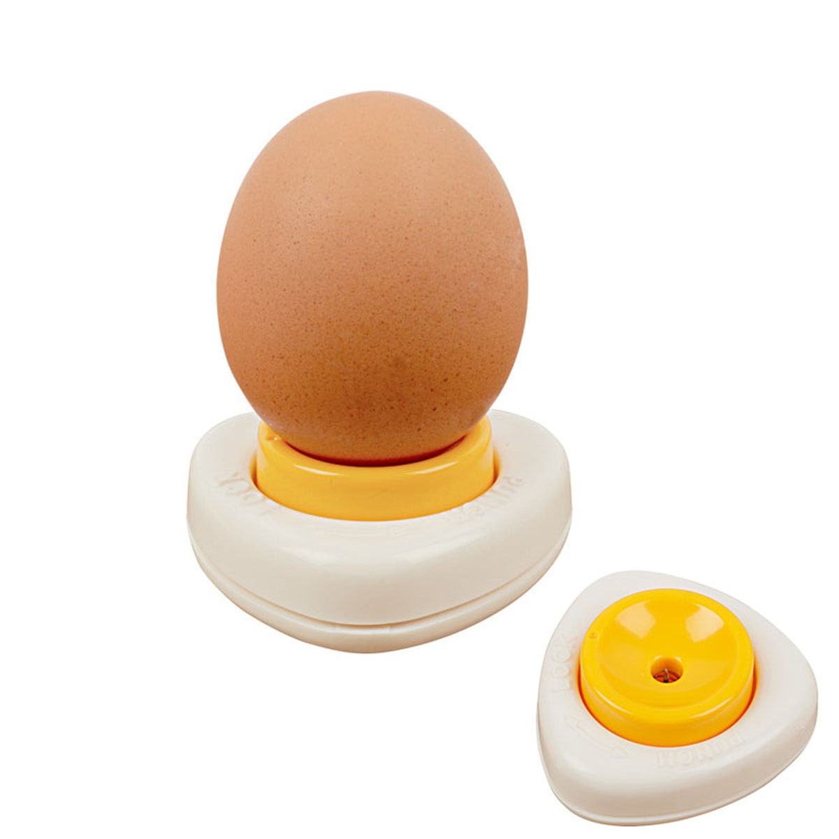 Ei Piercer Draagbare Plastic Ei Perforator Peel Off Kokend Eierschaal Separator Verdelers Voor Thuis Keuken