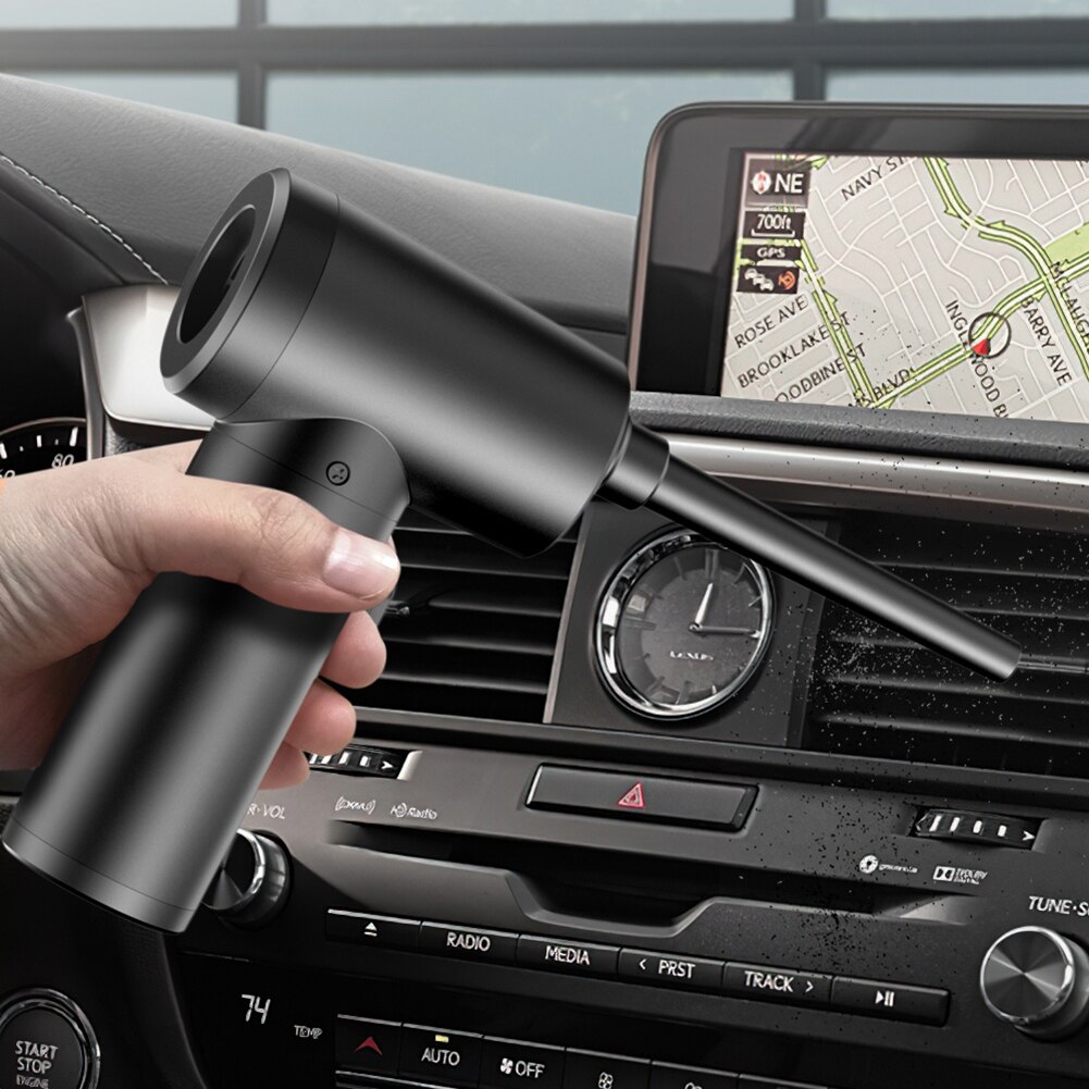 Compressed Air Can for Computers 50000RPM Wind 6000mAh Cordless Dust Blower Electric Air Blower for Car Home PC Keyboard