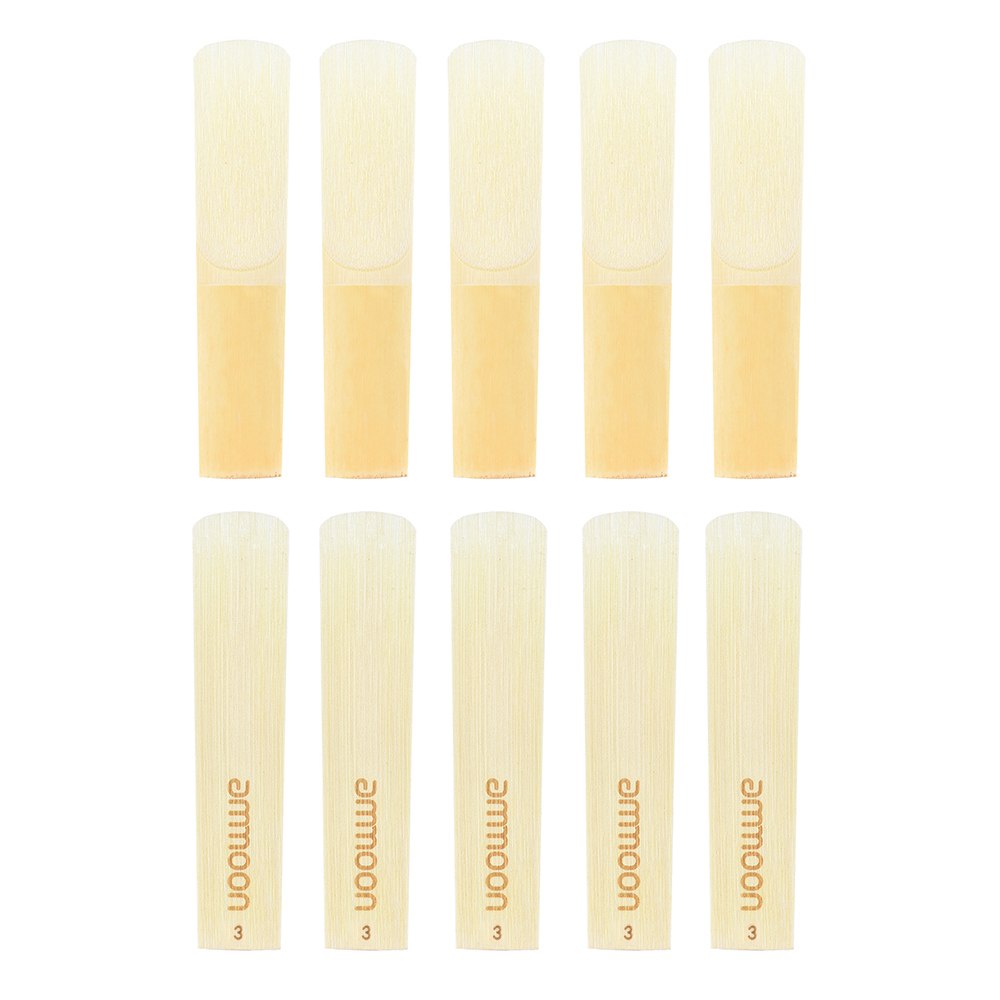 Ammoon Alto Saxophone Reeds - Bamboo - Strength 2.0, 2.5, 3.0 - 10 Pcs/Box