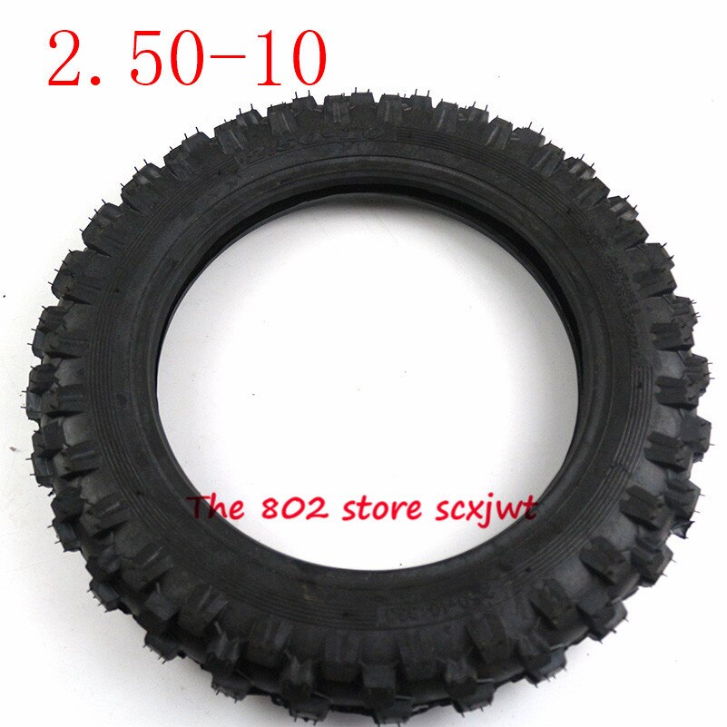Rubber Motorcycle Tyre 2.50-10 Inner Tube Outer Trye,front and Rear Wheel ,wheel Hub