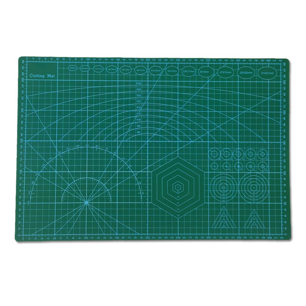 45x30cm Self Healing Cutting Mat Double Sided Durable Non-Slip Cutting Mat for Scrapbooking Quilting Crafts Projects JAN
