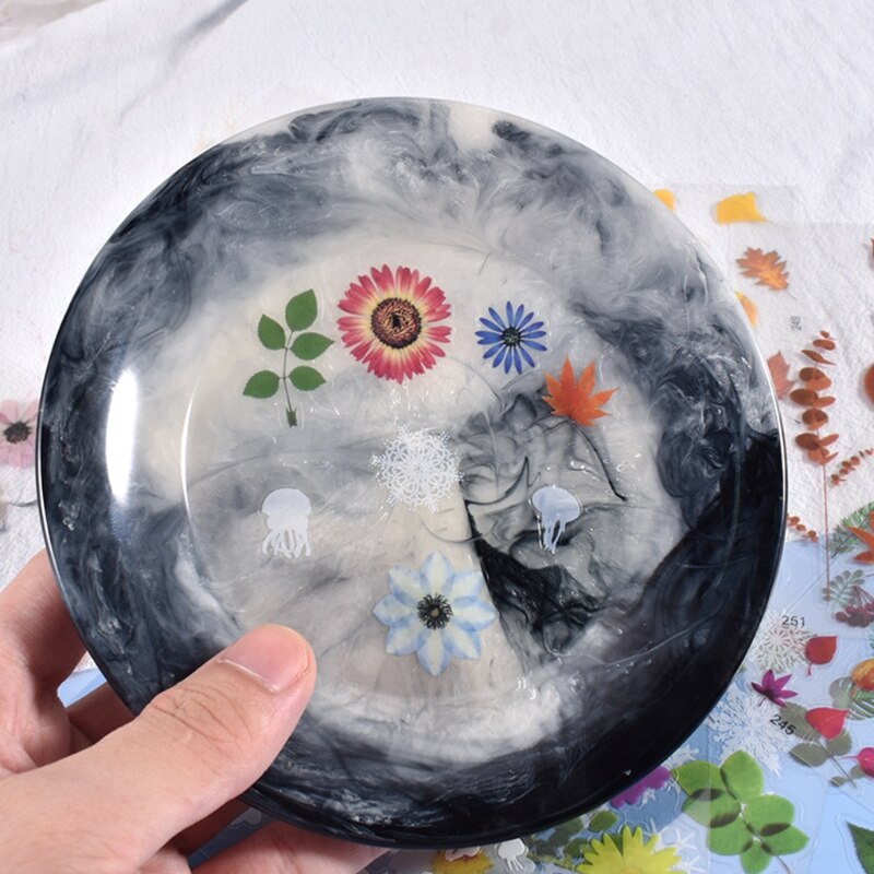 5 Vellen Diy Crystal Epoxy Filler Sticker Hars Vullen Materiaal Stickers Uv Hars Craft Maken Sieraden Maken Kits