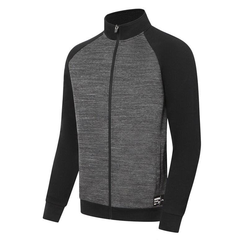 Li-Ning Mannen Badminton Serie Sport Jas Rits Sluiting Fz Knits Top Zakken Voering Concurrentie Jas AWDP741 COND19: XXL / AWDP741-1H