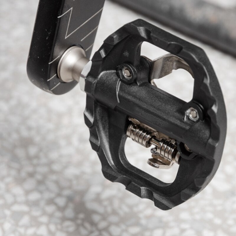 Kompakt mtb cykel cykel cykel låsepedal dual-use uden konvertering egnet til shiman spd cleat