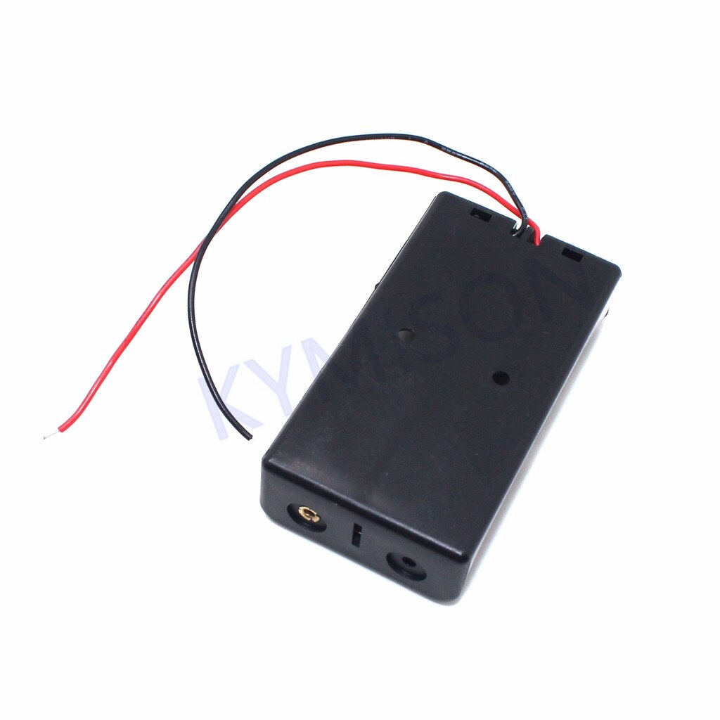 18650 Battery Box Black Plastic 1x 2x 3x 4x Storage Case 18650 1 2 3 4 Slot Way DIY Batteries Holder Container With Wire Lead