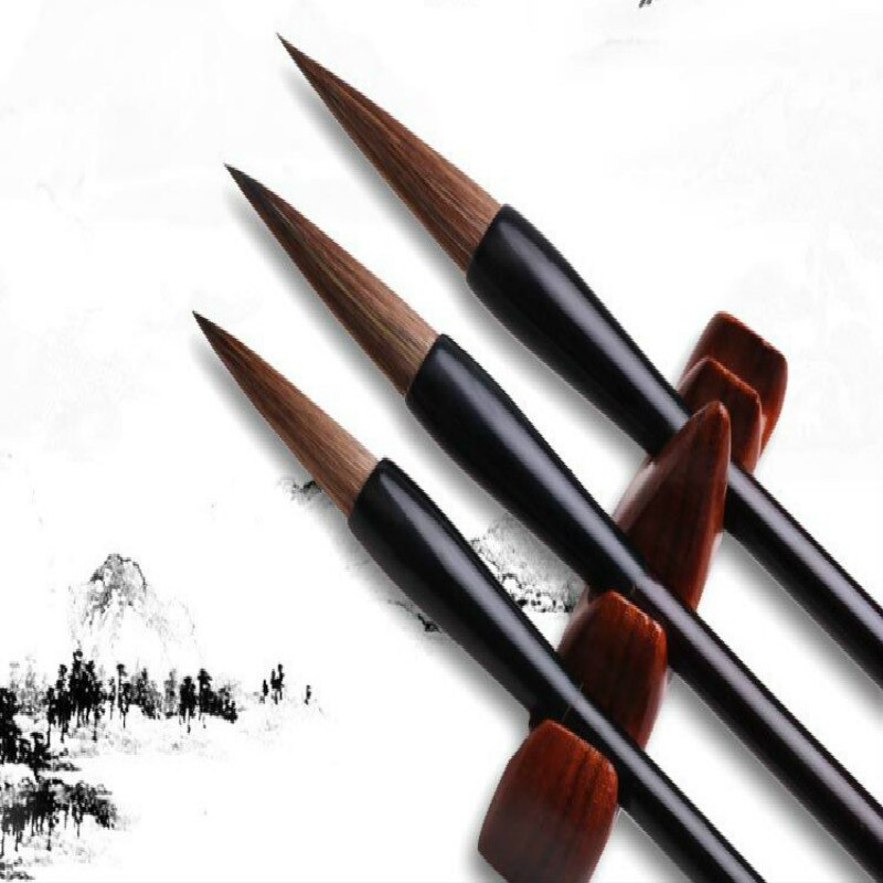 Chinese Traditional Calligraphy Pen Large Middle Small Regular Script Writing Brushes Beginner's Special Practice Writing Brush