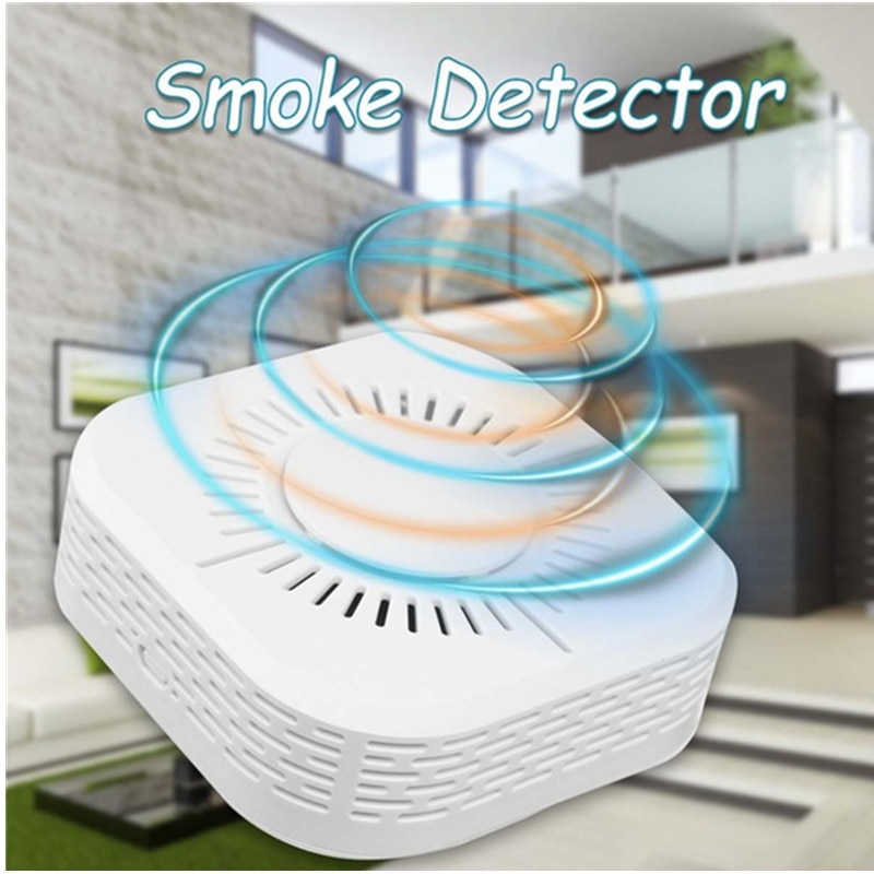 433 mhz trådløs røgdetektor uafhængig brandalarmsensor 360 grader indendørs boligsikkerhed havesikkerhed røgalarm
