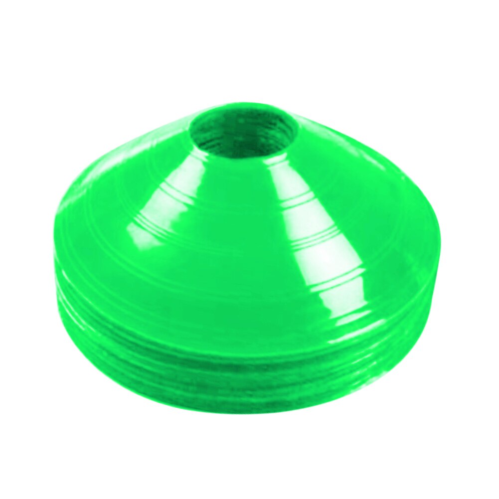 20Pcs/Set Football Field Barrier Markers Soccer Training Cones Sport Equipment: Green