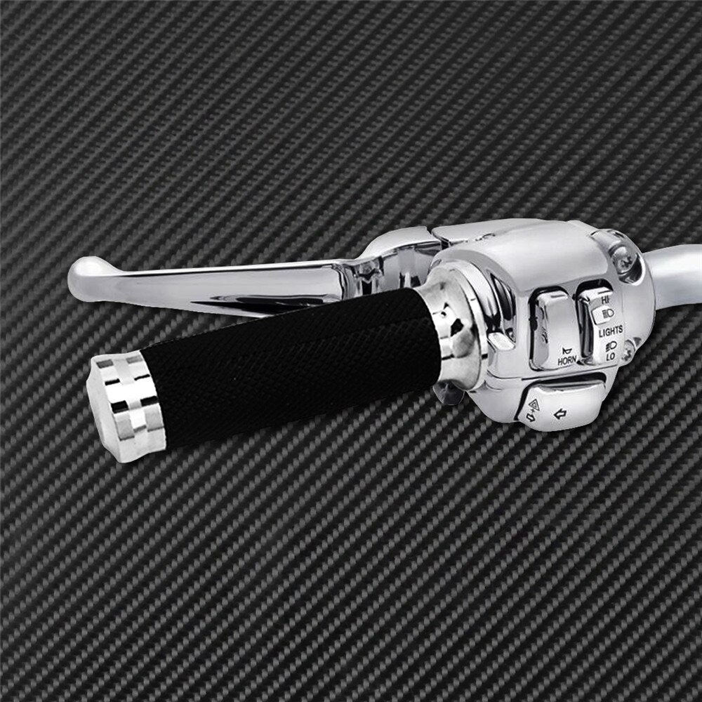 Motorcykel 1 & #39 ;& #39 ; 25mm elektroniska gashandtag krom aluminium handtag grepp för harley softtail touring electra glide flhx fxsb