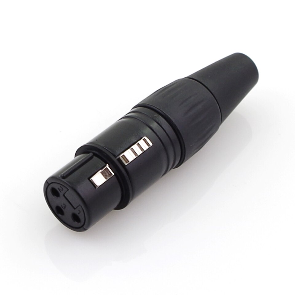20 pièces fiches xlr mâle et femelle de , pieds plaqués or en cuivre pur, tête de soudage à connecteur xlr style neutrik à 3 broches