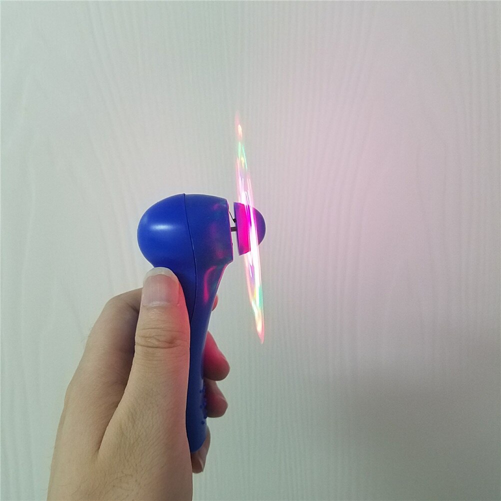 Grün Blau ED Farbe Fan Matrix Tragbare Mini Luft Kühlen Fan