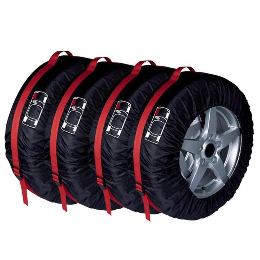 Bil reservehjul dækbeskyttelse taske opbevaringsdæksler til bil universal køretøjs hjulbeskytter