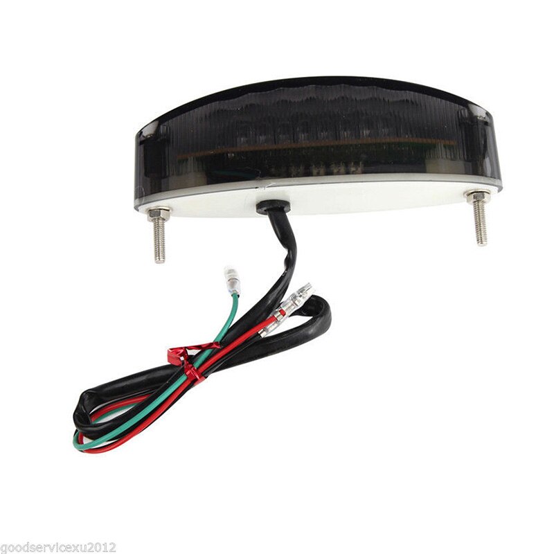 28 LED Motorcycle Universal Tail Light Rear Signal Stop Brake Light Smoke Lens Honeycomb Limb LED Tail Honeycomb Light